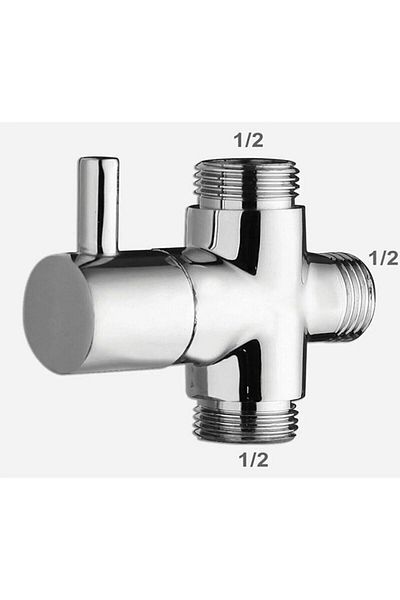 İLHAN Robot Shower Set Diverter Faucet 1/2X1/2X1/2