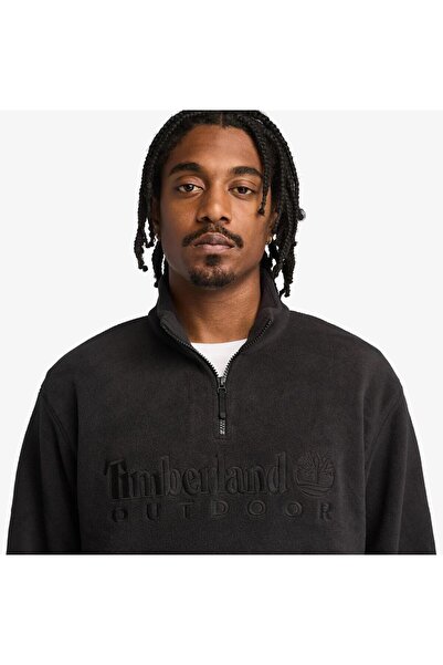 Timberland Linear Logo 1/4 Polartec 200 Fleecez - Black