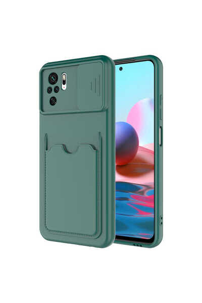Ardemix Redmi Note 10 Case Zore Cardix Cover - Red