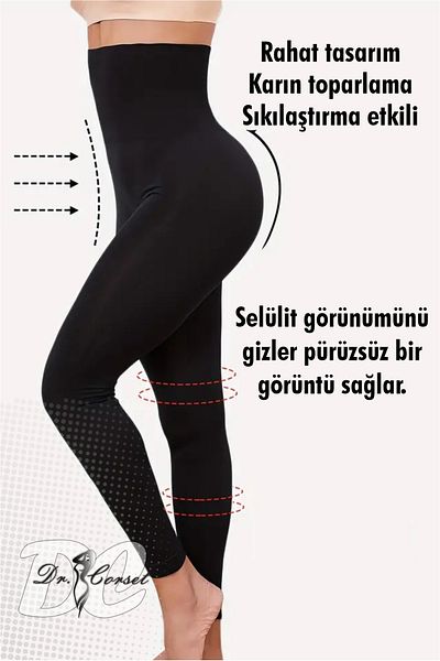 DC Corset Leggings with Non-Slip Ciklon to Help Tighten the Waist Belly Leg Slimming up to Size 2