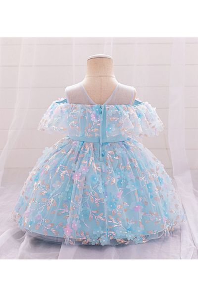 Mark & Mia Mark & Mia Floral Embellished Dress - Blue