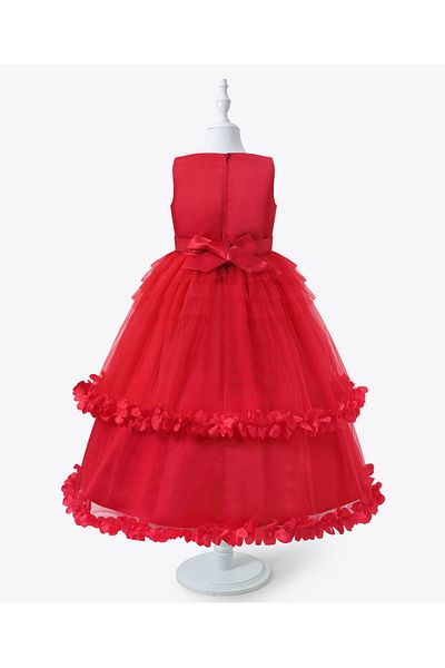 Mark & Mia Mark & Mia Sleeveless Dress With Bow Detail - Red