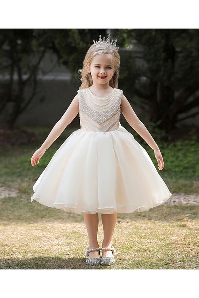 Mark & Mia Mark & Mia Sleeveless Embellished Dress - Champagne