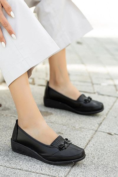 ALTUNTAŞ Full Orthopedic Ballerina Shoes Mother Shoes Casual Shoes Classic Shoes