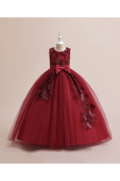 Mark & Mia Mark & Mia Floral Embellished Dress - Maroon