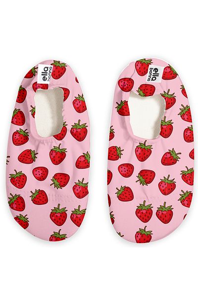 Ella Bonna Unisex Baby and Kids Sea Shoes, Non-Slip Sole, Pool Booties and Pink Strawberry