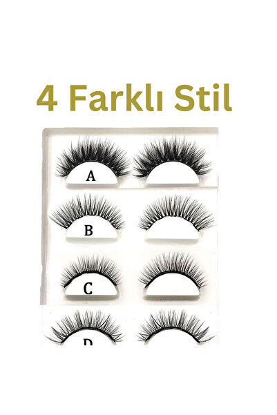 Reazeal Manyetik Kirpikler Ve Manyetik Eyeliner Seti, Doğal Takma Kirpik,uzun Kirpik. Şeffaf Paket