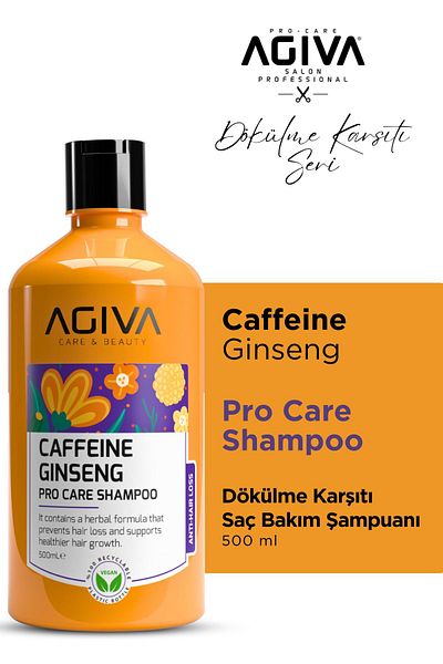 Agiva Caffeine Ginseng Pro Care Anti-Hair Loss Shampoo 500 ml