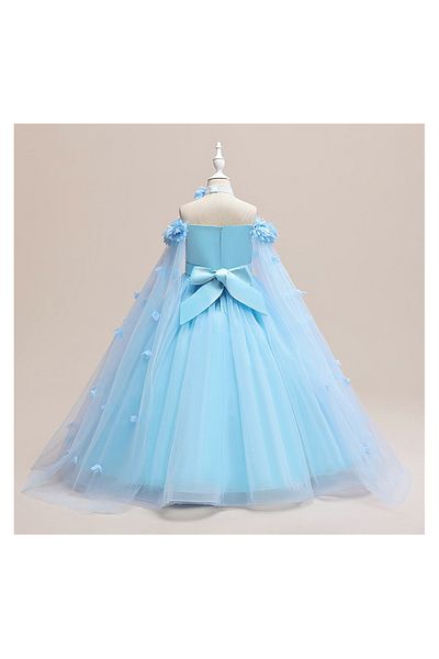 Mark & Mia Mark & Mia Floral Embellished Cold Shoulder Dress  - Blue