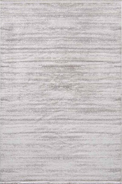 Sateen 6414 Gri - Doğal Dokulu Gri Gölge Efektli Halı