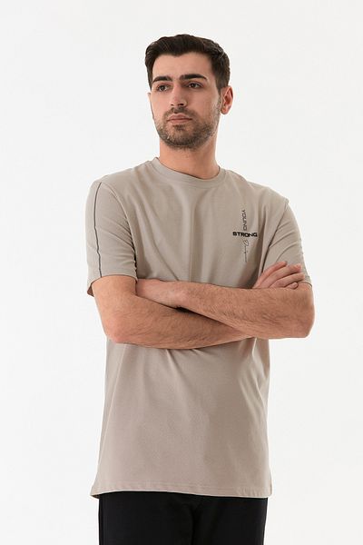 Fulla Moda Μπλουζάκι με λαιμόκοψη με έντονο εμπριμέ