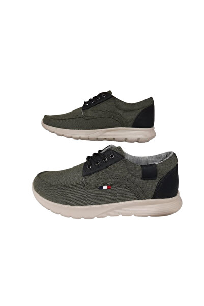 Dakırs Dakır's Чоловічі хакі черевики з шнурівкою та ортопедичною підошвою, стильні черевики для щоденних прогулянок