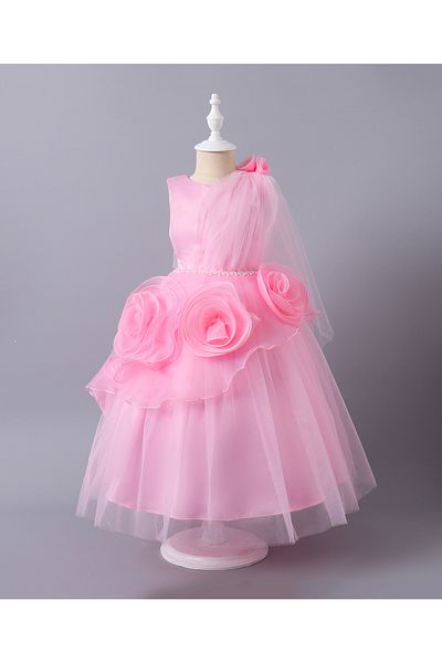 Mark & Mia Mark & Mia 3D Floral Applique Party Dress - Pink