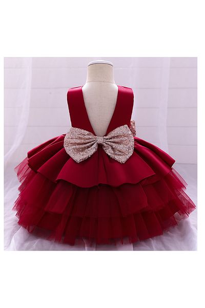 Mark & Mia Mark & Mia Sleeveless Dress With Bow Detail - Maroon