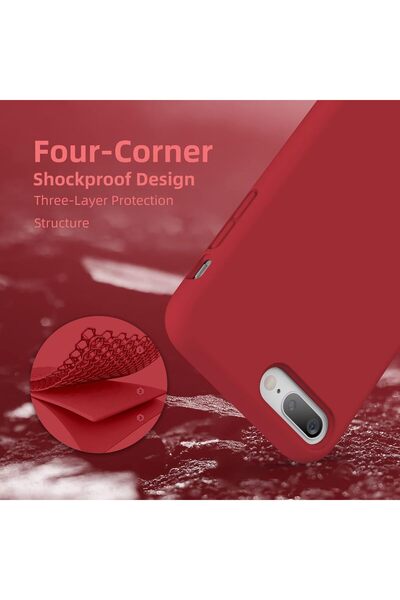 izzytech iPhone 7 Plus and 8 Plus Compatible Shockproof Phone Case with Playboy Logo Velvet Lining