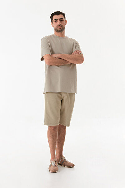 Fulla Moda Basic Stand Collar T-Shirt