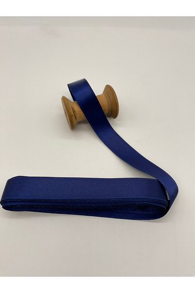 Ak Tuhafiye Σατέν Κορδέλα Navy Blue 2 cm, 10 μέτρα / Κάλυμμα & Διακόσμηση