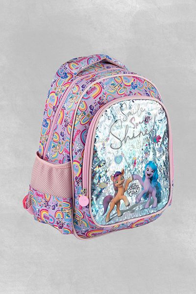 MY LITTLE PONY Children's Printed Licensed Multi-Compartment Zippered School Backpack