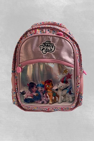 MY LITTLE PONY Children's Printed Licensed Multi-Compartment Zippered School Backpack