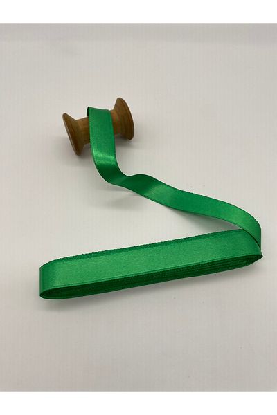 Ak Tuhafiye Πράσινη 2 cm 10 Yards Σατέν Πράσινη Κορδέλα Νο: 30