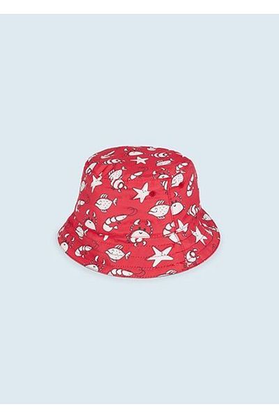 MAYORAL Boy's Red Double-Sided Hat - 10406