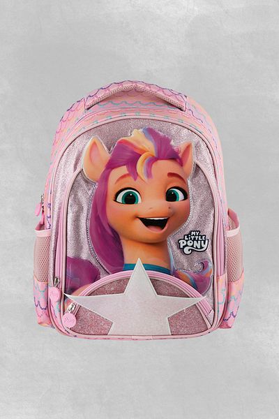 MY LITTLE PONY Children's Printed Licensed Multi-Compartment Zippered School Backpack