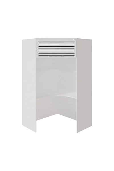 Ritmik Twin Köşe Ahşap Kapaklı Dolap Çalışma Masalı