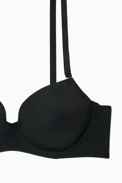 Wonna Viola Micro Bra με λουράκι που αφαιρείται - Χωρίς υποστήριξη - Basic - 2534 - Μαύρο