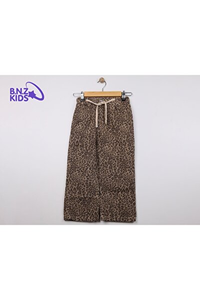 Çocuk Giyim Evi leopar desenli kız çocuk pantolon