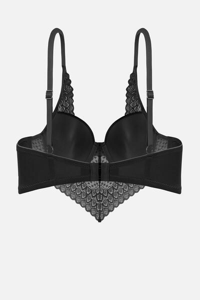 Wonna Set sutien și chiloți din dantelă Kyle - Sârmă fără căptușeală - 6011 - Negru