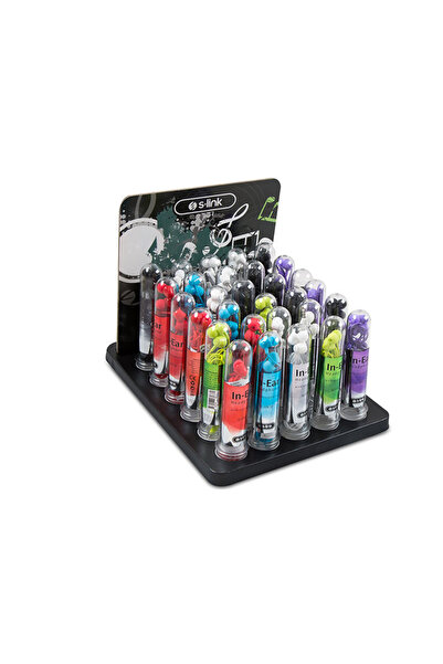 S-LINK Sl-stk10 30lu Stand Set 8-beyaz 8-siyah 5-krımızı 3-mor 3-mav 3-yeşil ...