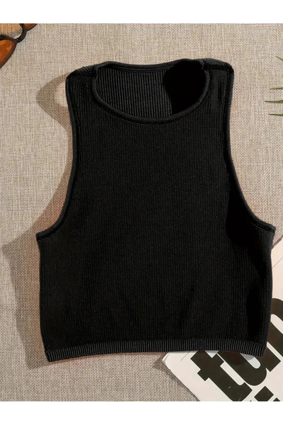 MANCY Women's Sleeveless Halter Neckline Breathable Cotton Bustier