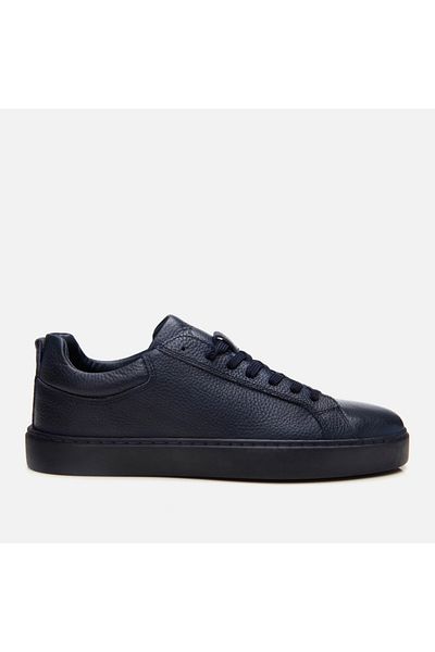 Hotiç Pantofi casual pentru bărbați din piele bleumarin