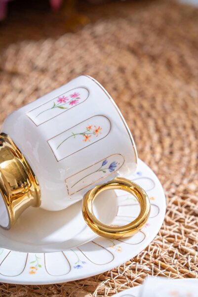 ACAR Aren Coffee Cup Set for 6 People - 90 ml