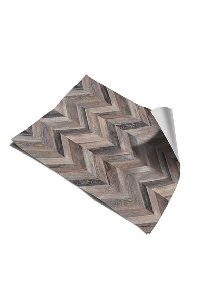 Bigaimaj Folie de laminare autoadeziva 60cm X 100cm Model parchet din lemn de pește