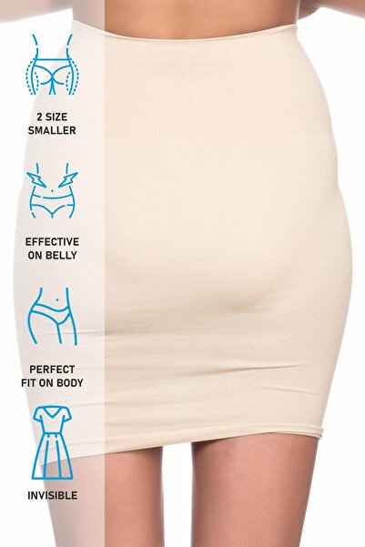 Emay Corset pentru chiloți fără sudură de culoarea pielii pentru femei