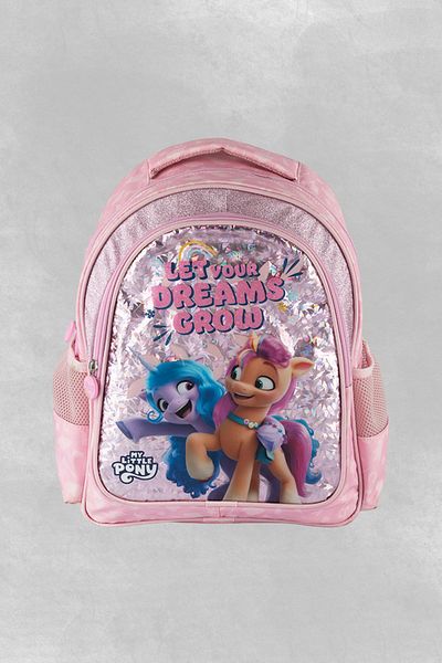 MY LITTLE PONY Children's Printed Licensed Multi-Compartment Zippered School Backpack
