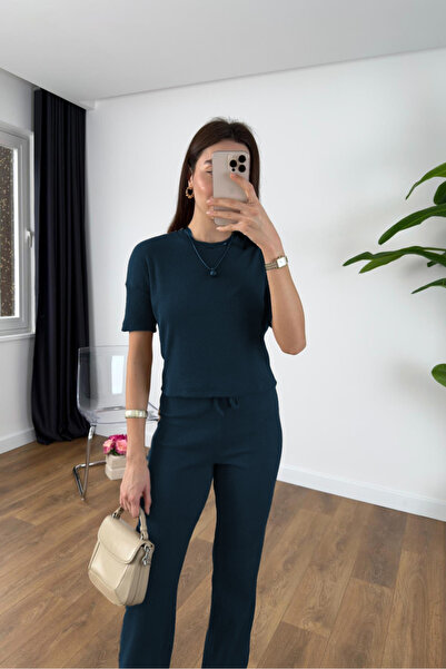 YAKAMEL Set de damă cu talie înaltă, model Trend