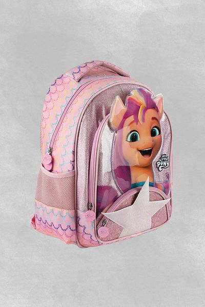 MY LITTLE PONY Children's Printed Licensed Multi-Compartment Zippered School Backpack