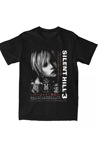 Karakedi Μαύρο μπλουζάκι Silent Hill 3 Heather Mason Unisex