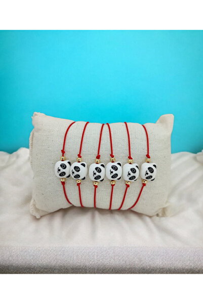 Mia Giyim Sevimli Panda Arkadaşlık Bilekliği Ayarlanabilir İpli 1 Adet