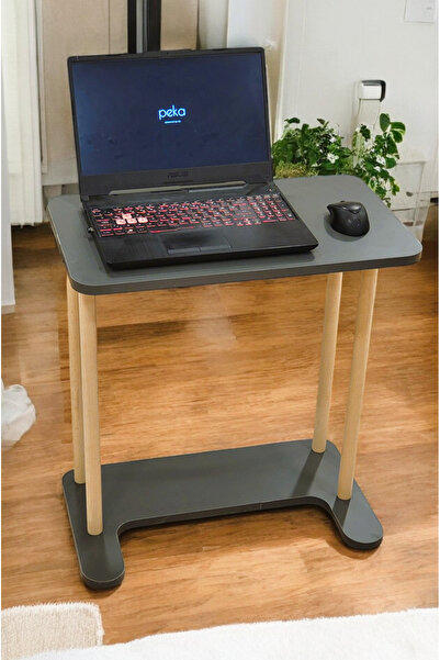 PEKA High Quality Laptop Stand with Wheels Breakfast Table Side Table
