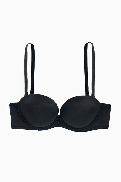 Wonna Olympos Strapless Micro Bra - Double Push Up, Extra Padding - Basic - 2536 - Μαύρο