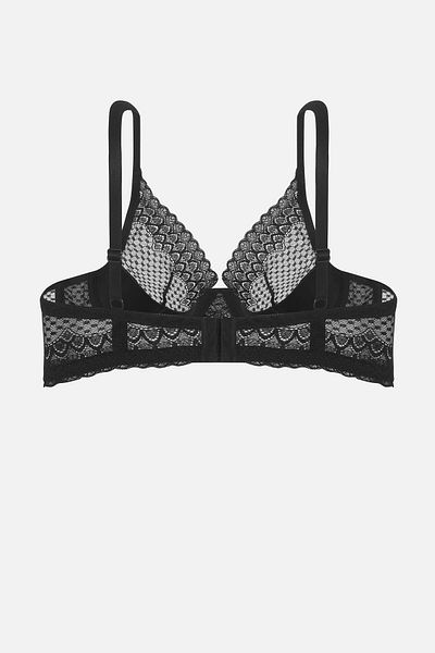 Wonna Σουτιέν Leonie Lace - Unfilled - 6009 - Μαύρο