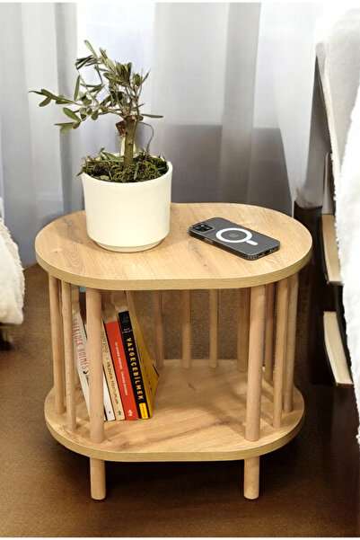 PEKA Yan Sehpa - Komodin - Salon - Oturma Odası Zigon Sehpa