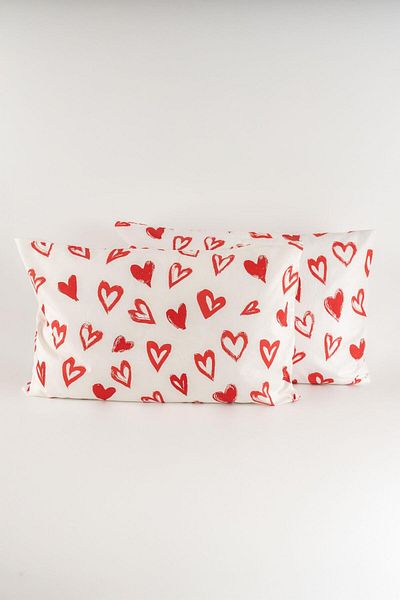 Soley |   Mix & Match |   Lover |   100% Cotton Set of 2 Pillowcases