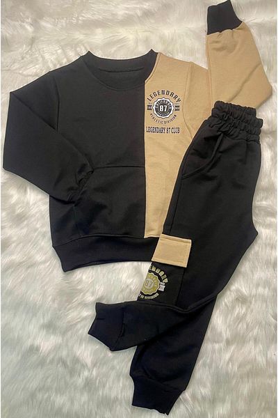 Gala Set pentru copii cu buzunar cargo cu picior elastic