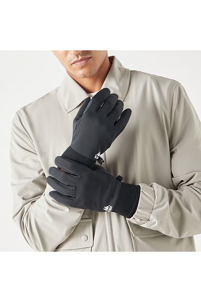 Kappa Textured Panelled Gloves With Logo Detail