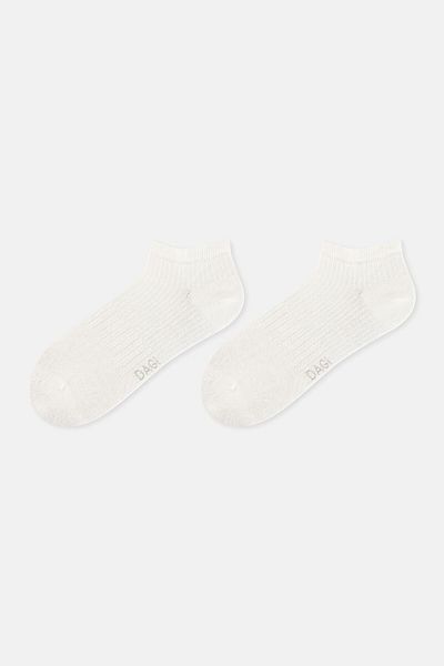 Dagi Ecru Women's Bamboo Booties Socks