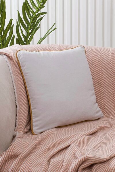 ASDİVA Husă de pernă gri deschis, cu opțiuni de culoare, țevi de muștar.